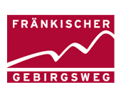 Markierung des Fränkischen Gebirgswegs.