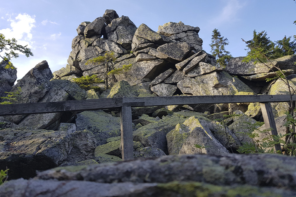 Granitfelsen am Haberstein im Fichtelgebirge